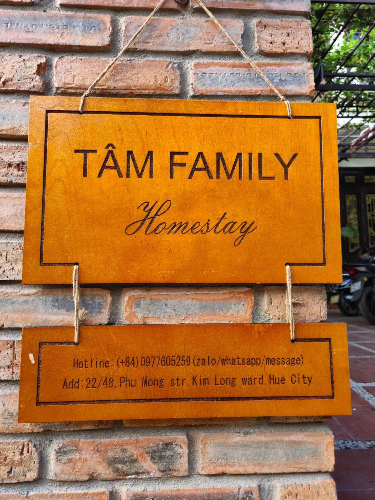 Tam Family Homestay-Хюе Екстер'єр фото